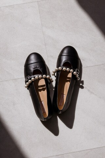 Балетки из натуральной кожи жечуг