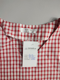 Платье You Mi легкое в клетку, визуально на 44 размер