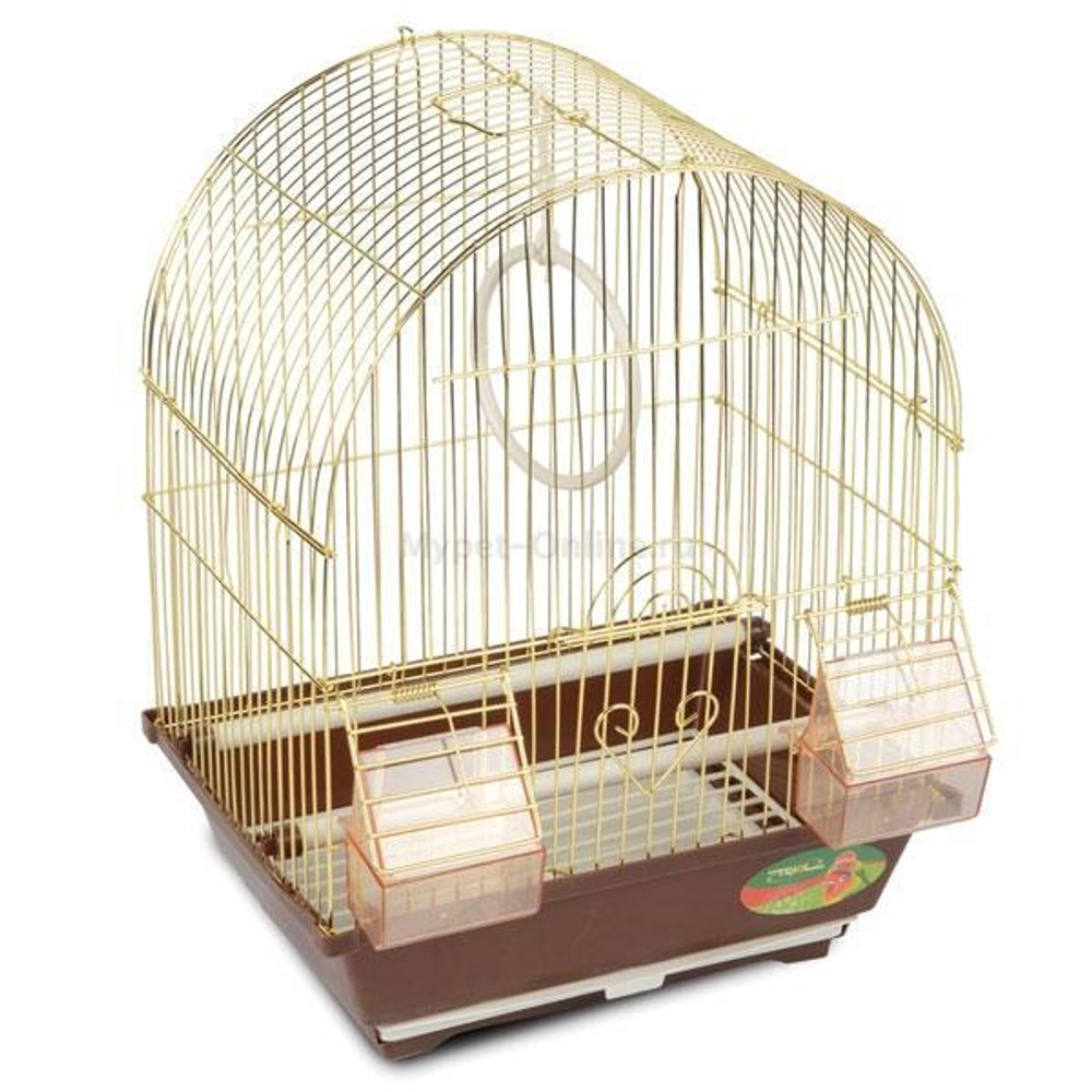 Клетка 2100AG для птиц, золото, 300*230*390мм, Triol