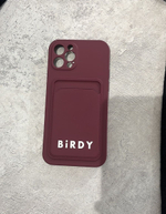 Чехол для телефона BIRDY | iPhone бордовый