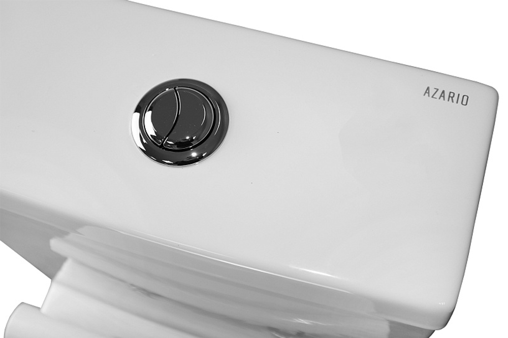 Унитаз-моноблок Azario Zeno 640х365х740 ободковый, с быстросъемным сиденьем Slim микролифт (AZ-1169)