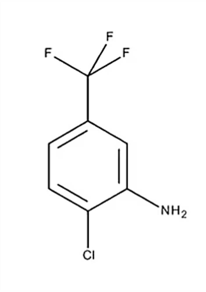 3-амино-4-хлорбензотрифторид структура формула