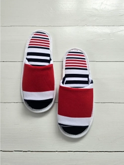 Тапочки в полоску открытые вар.1