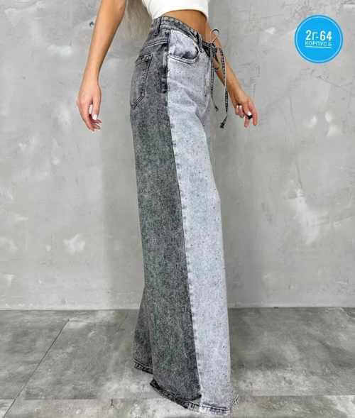 Джинсы женские со стразами