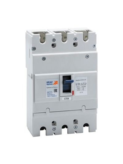 Выключатель автоматический 125А 18кА OptiMat E250L125 УХЛ3 КЭАЗ 100009