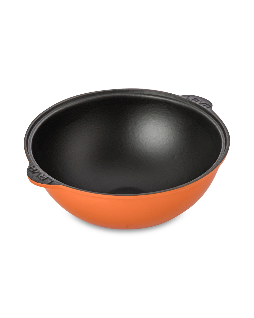 Казан с крышкой 6л LAVA оранжевый