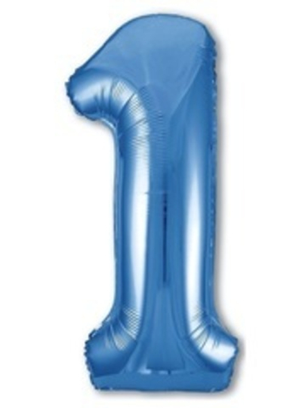 Р Цифра 1 Slim Синий (40''/102 см)