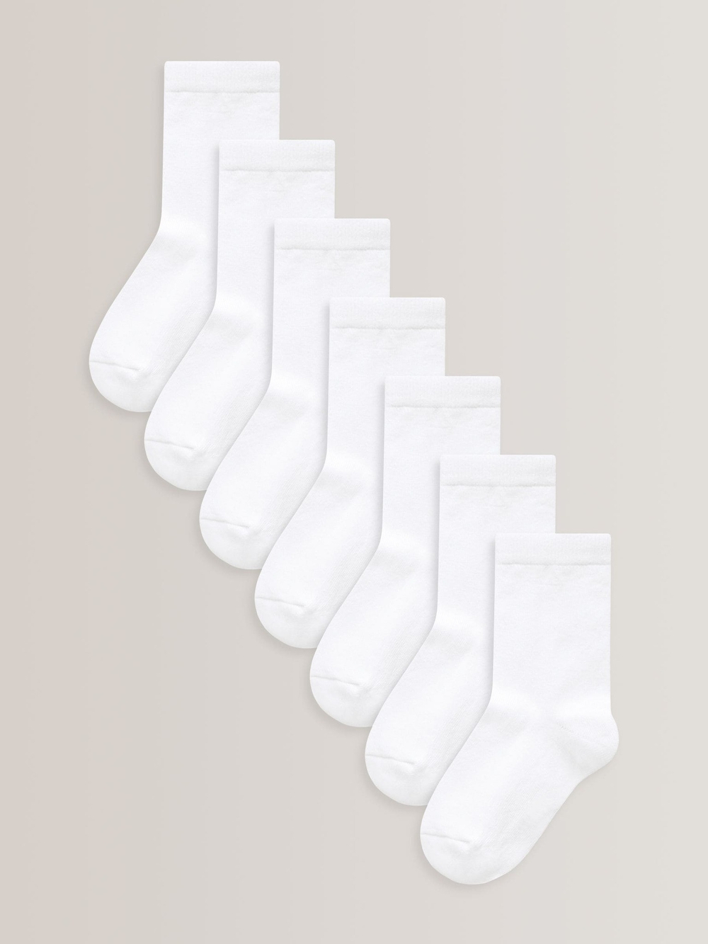 Носки хлопковые для мальчика Next T77-755, 7 шт., Белый