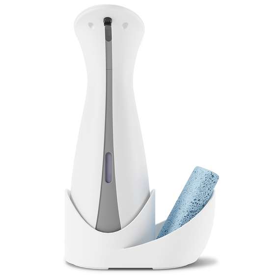 Органайзер с сенсорным диспенсером для мыла Otto Caddy белый/серый