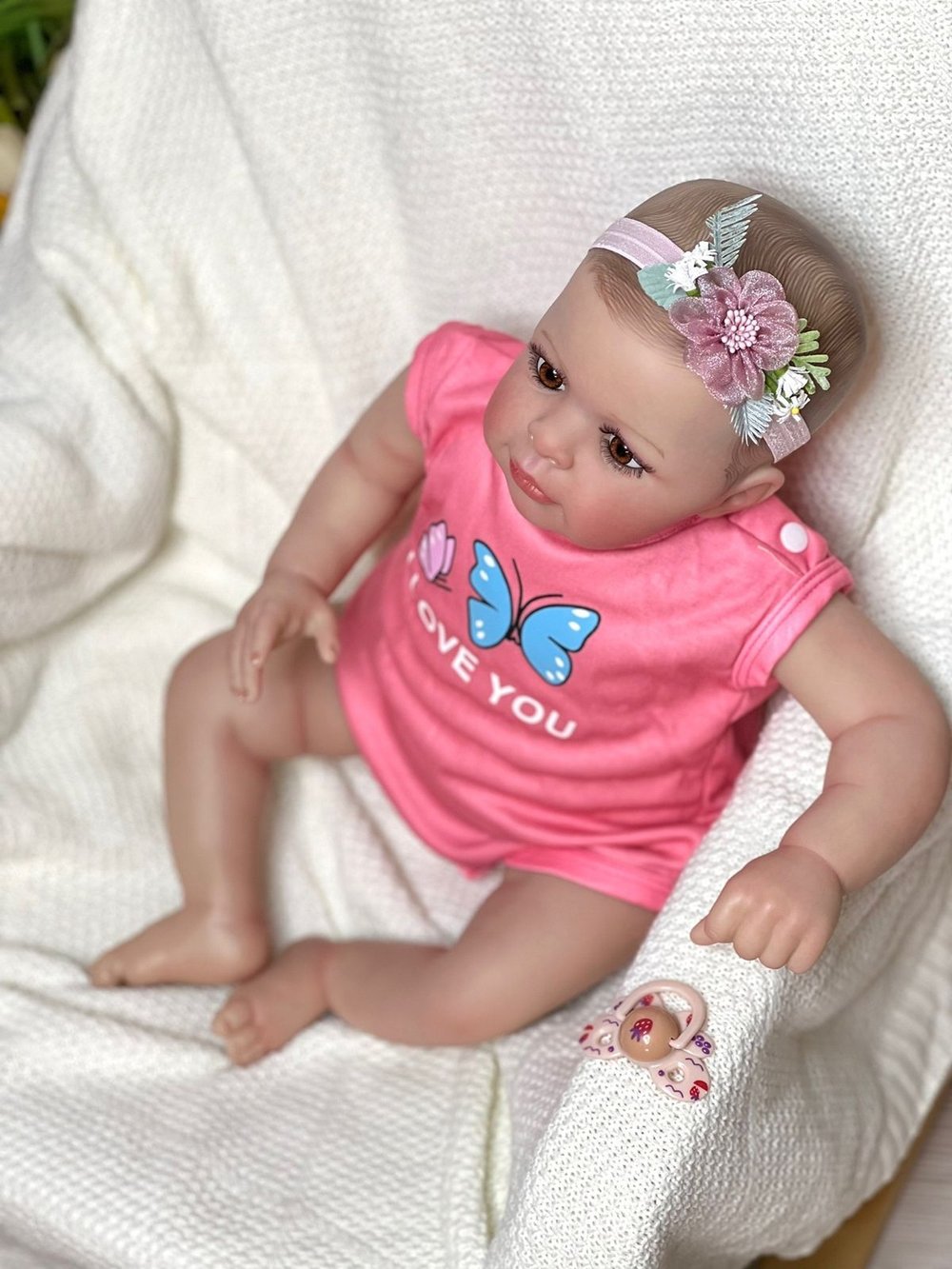 Кукла Реборн мягконабивная 60см (FA-944)