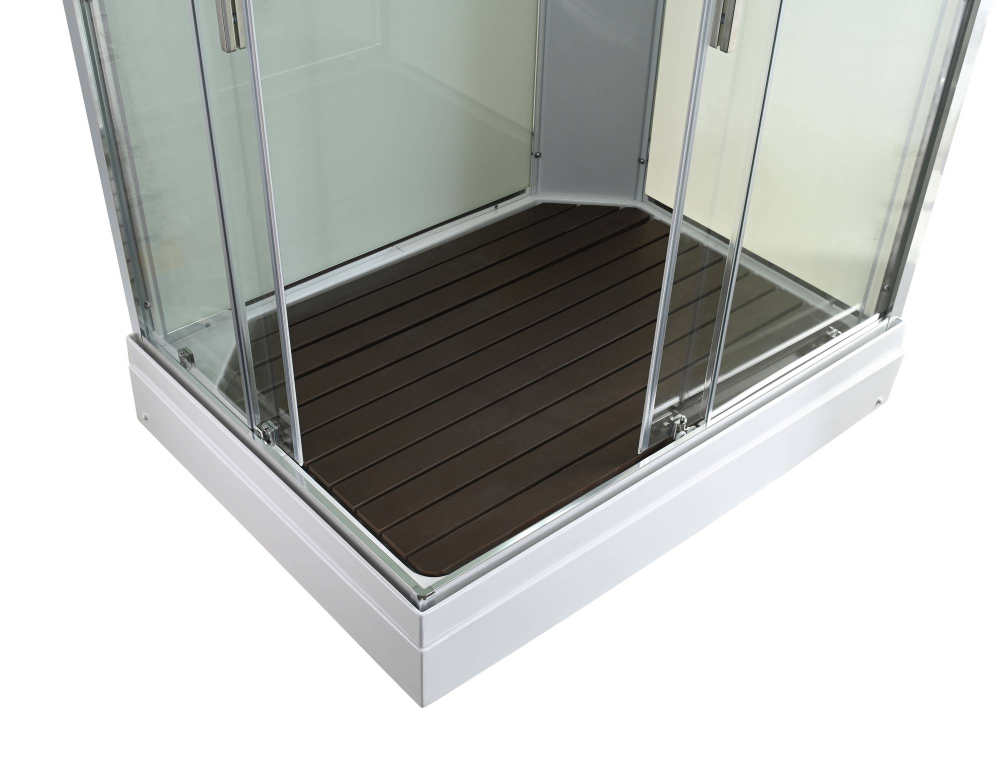 Душевая кабина AvaCan (АваКан) K2810LED с низким поддоном, с ГМ, с электрикой и LED освещением, 100х80х220