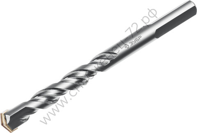 ЗУБР ПРОФЕССИОНАЛ 7 x 100 мм сверло по бетону усиленное, 3-х гранный хвостовик