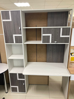 Уголок школьника Омега 16 стол писменный с надстройкой