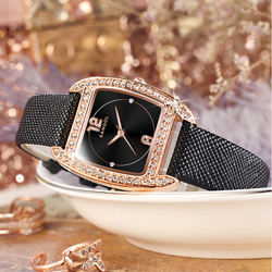 KANGOL Quartz Movement Metal Strap Watch Women"s Watch Black Dial KANGOL K603