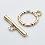 Замок-тоггл, цвет золото, размер 18*14 мм, цена за 1 шт