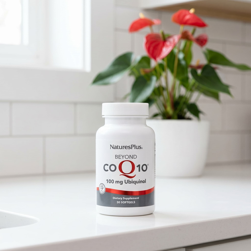 NaturesPlus, убихинол Beyond CoQ10®, 100 мг, 30 капсул