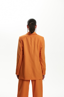 Пиджак морковный