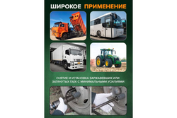 Гайковерт RF-3411389 ручной с редуктором (Головки-32мм и 33мм, длина-310мм, передаточное число 168, 5800 Н/м) ROCKFORCE