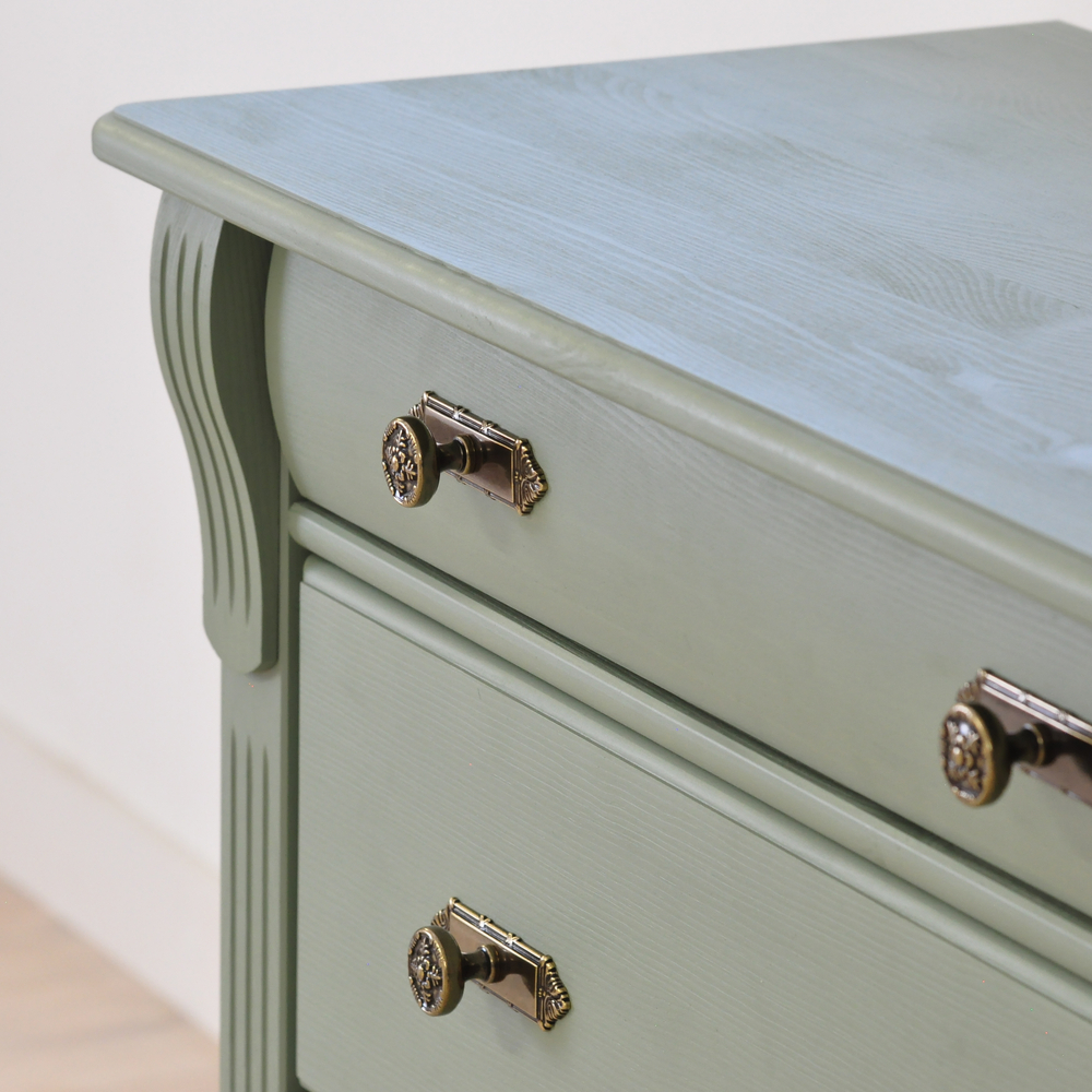 Комод 91х42х85, Susanna, с ящиками для одежды, деревянный, для детской, прихожей, спальни, массив сосны, в викторианском стиле, Dipriz