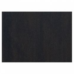 Подкладка сервировочная (плейсмет) рифленая, черная, 500 шт, бумага, Garcia de Pou