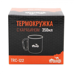 Термокружка с карабином 350 мл, TRC-122