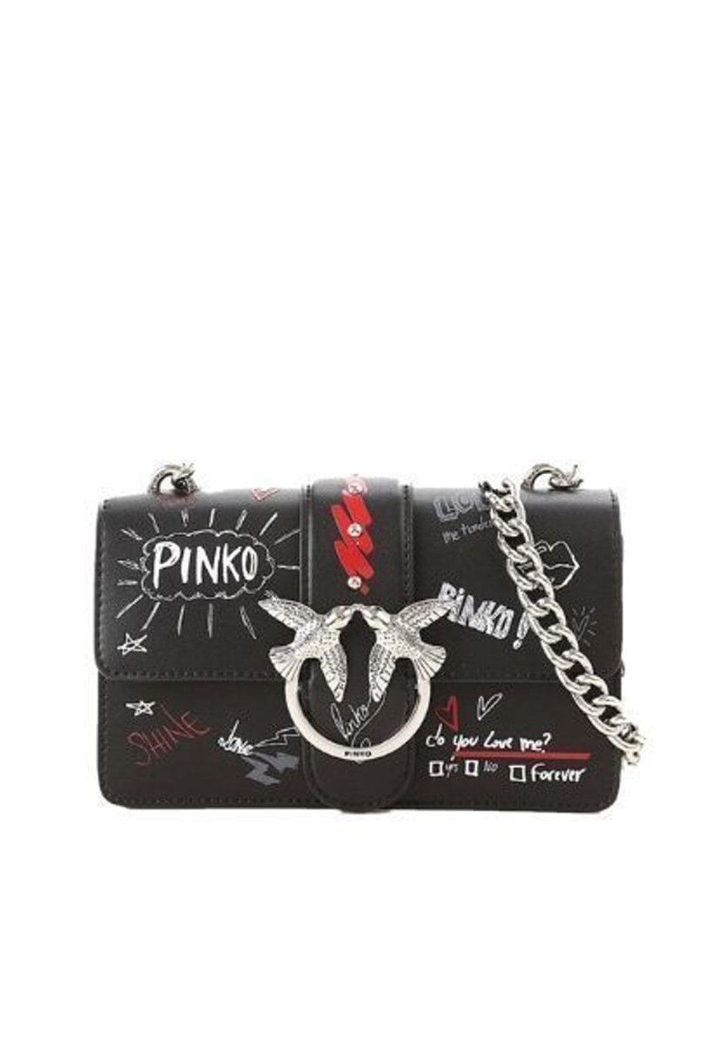 MINI LOVE GRAFFITI - black