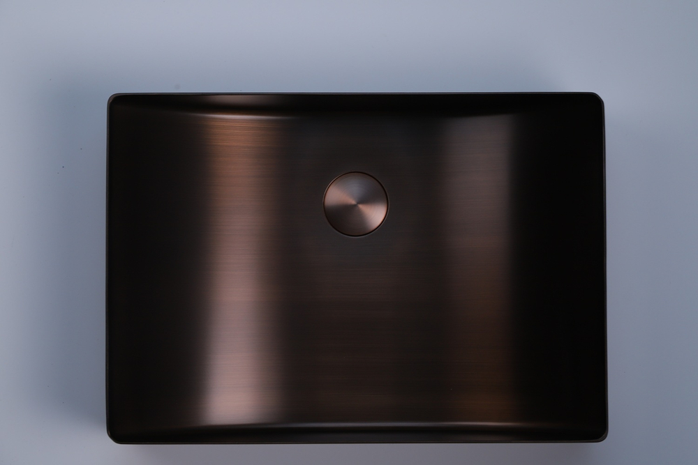 Раковина AltroBagno Futuro 001016 BrAn из нержавеющей стали