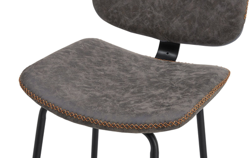 Стул полубарный CQ-5397 серый 2089