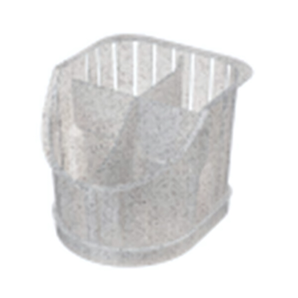 Сушилка для столовых приборов "Verona" 160х142х128мм 4х-секционная (гранит светло-серый)