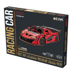 Деревянный конструктор Гоночный автомобиль (красный) (EWA), сборная модель