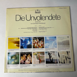 Винтажная виниловая пластинка LP Schubert Шуберт, Mozart Моцарт Die Unvollendete (Германия 1980)