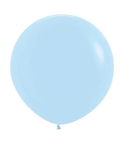 Большой нежно-голубой шар макарунс