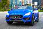 Детский электромобиль "Maserati" синий