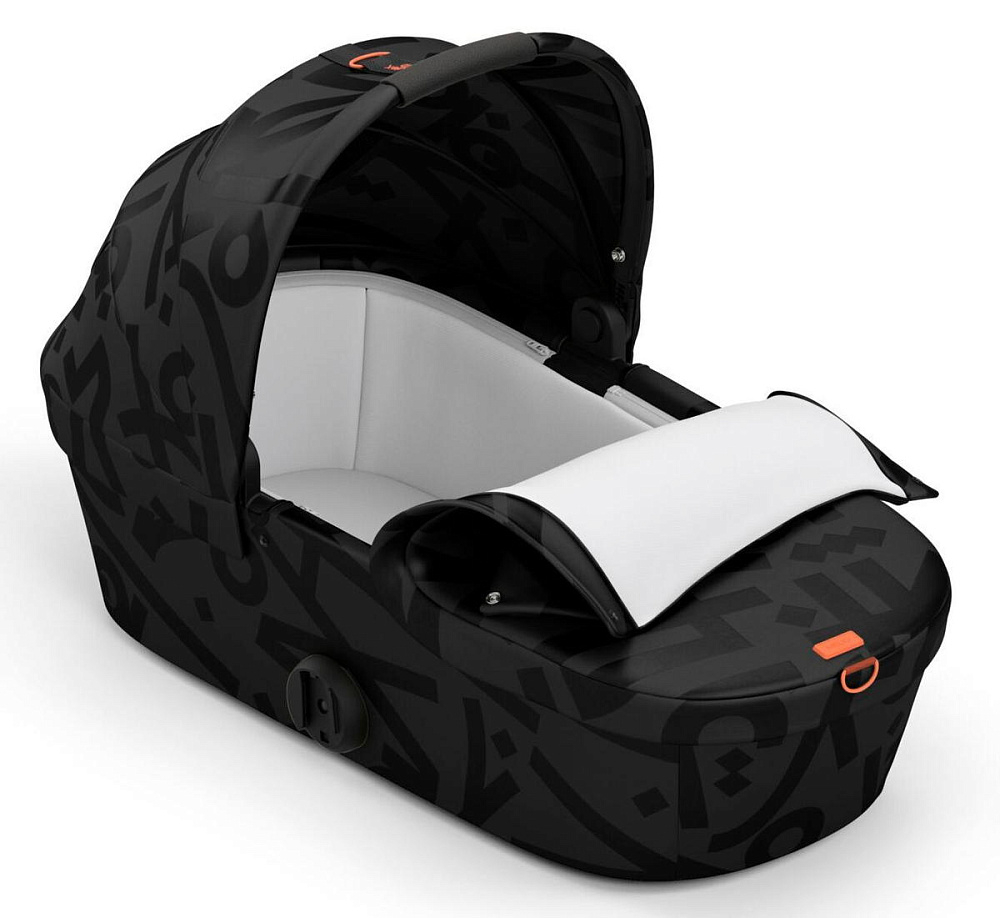 Коляска 2 в 1 Cybex Melio Street Real Black с дождевиком