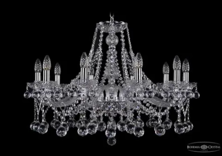 Подвесная люстра Bohemia Ivele 1413/10/300/Ni/Balls