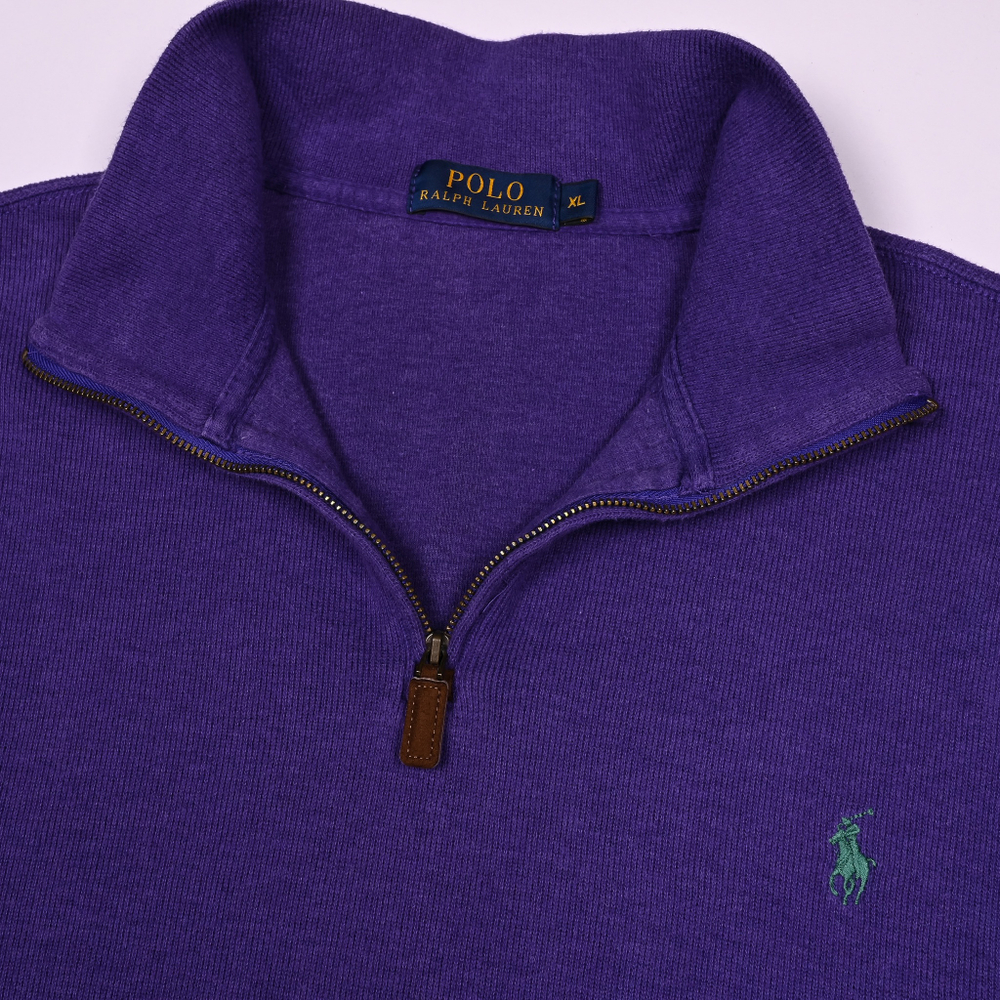 Классический джемпер Polo Ralph Lauren 1/4 zip в редком цвете, XL