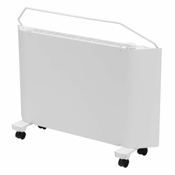 Конвектор электрический Denzel XCE-1000, 230 В, 1000 Вт, белый, сушилка, колеса, Х-элемент, 98130