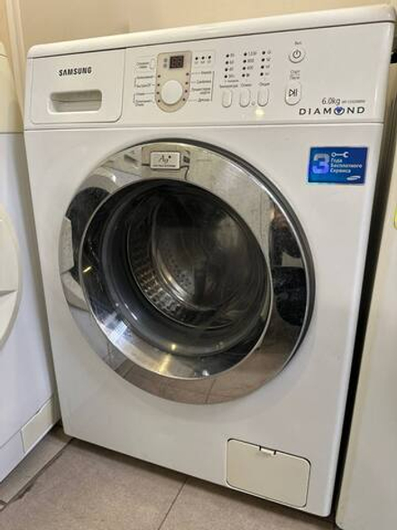 Cтиральная машина Samsung wf-e592nmw Б/У фронтальная 6 кг до 1200 об/мин