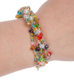 Y-BBB022 Браслет из бисера и бусин «Кружево»