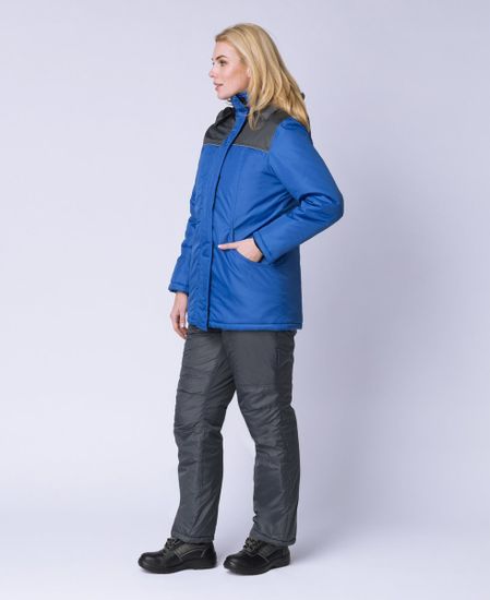 Куртка зимняя женская "Сакрин" (василек/синий)