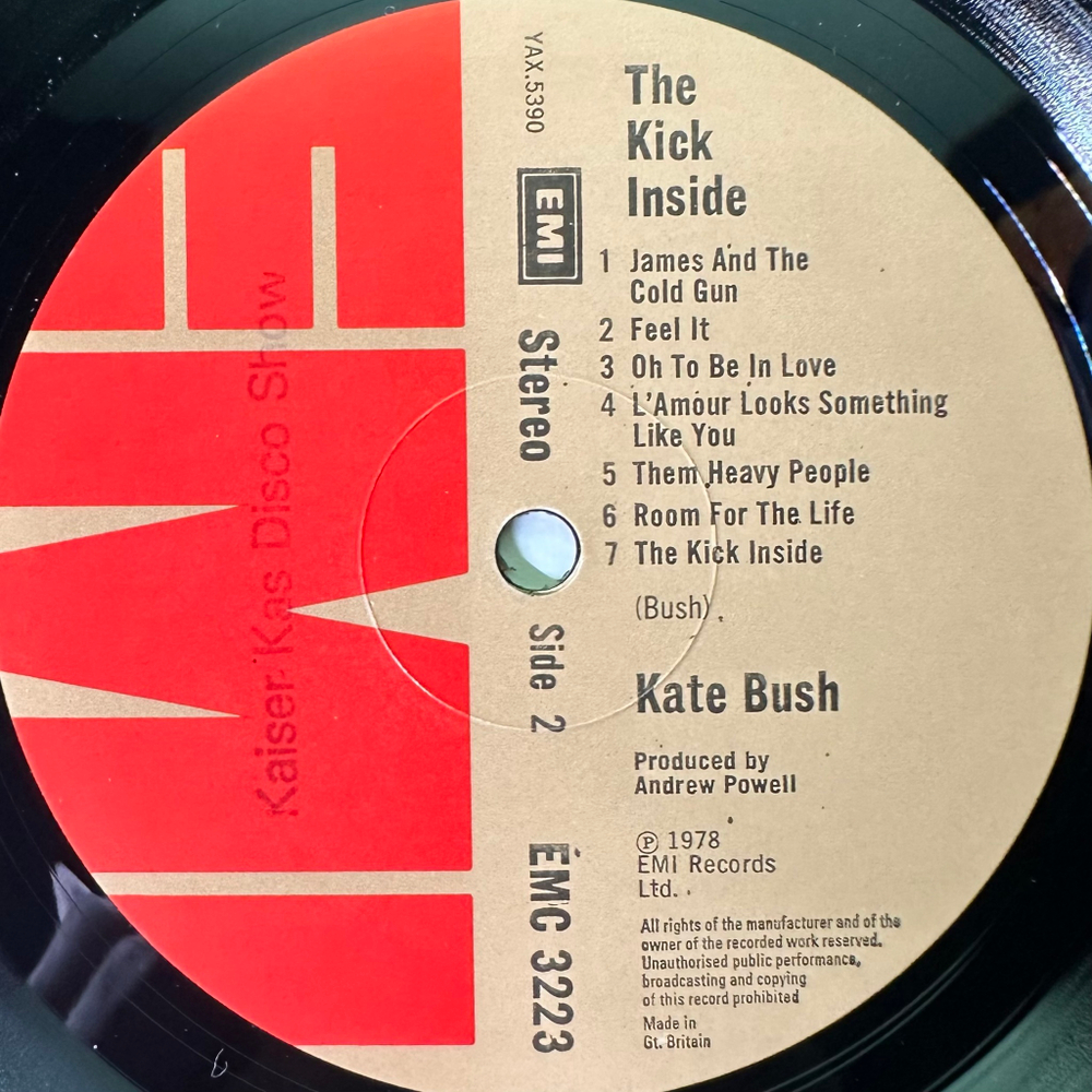 Kate Bush ‎– The Kick Inside (Англия 1978г.)