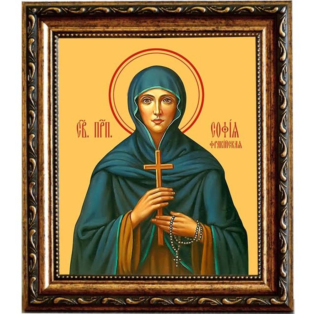 София Фракийская преподобная. Икона на холсте.