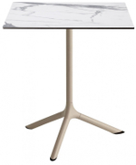 Стол ламинированный обеденный Scab Design Tripe, тортора, белый мрамор Каррара