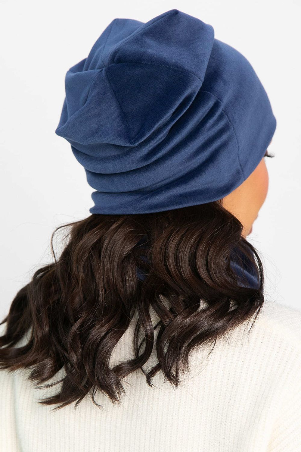 Комплект шапка шестиклинка и снуд (синяя) ШШС6-23М LT Collection