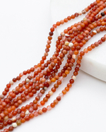 Халцедон, размер около 2 мм, цена за нить 38 см