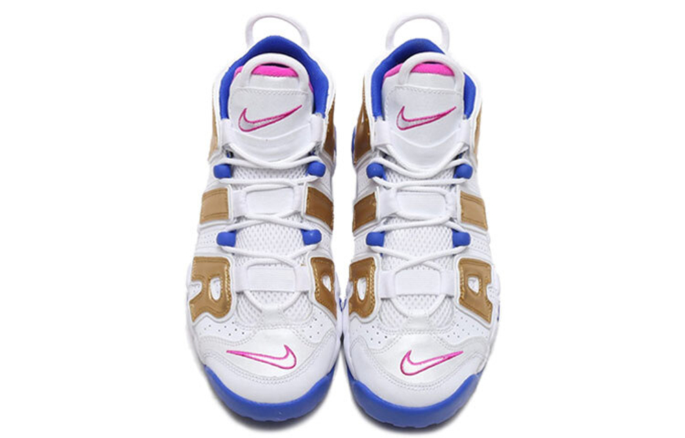 Кроссовки Nike Air More Uptempo Fuchsia Blast Metallic Gold Gs