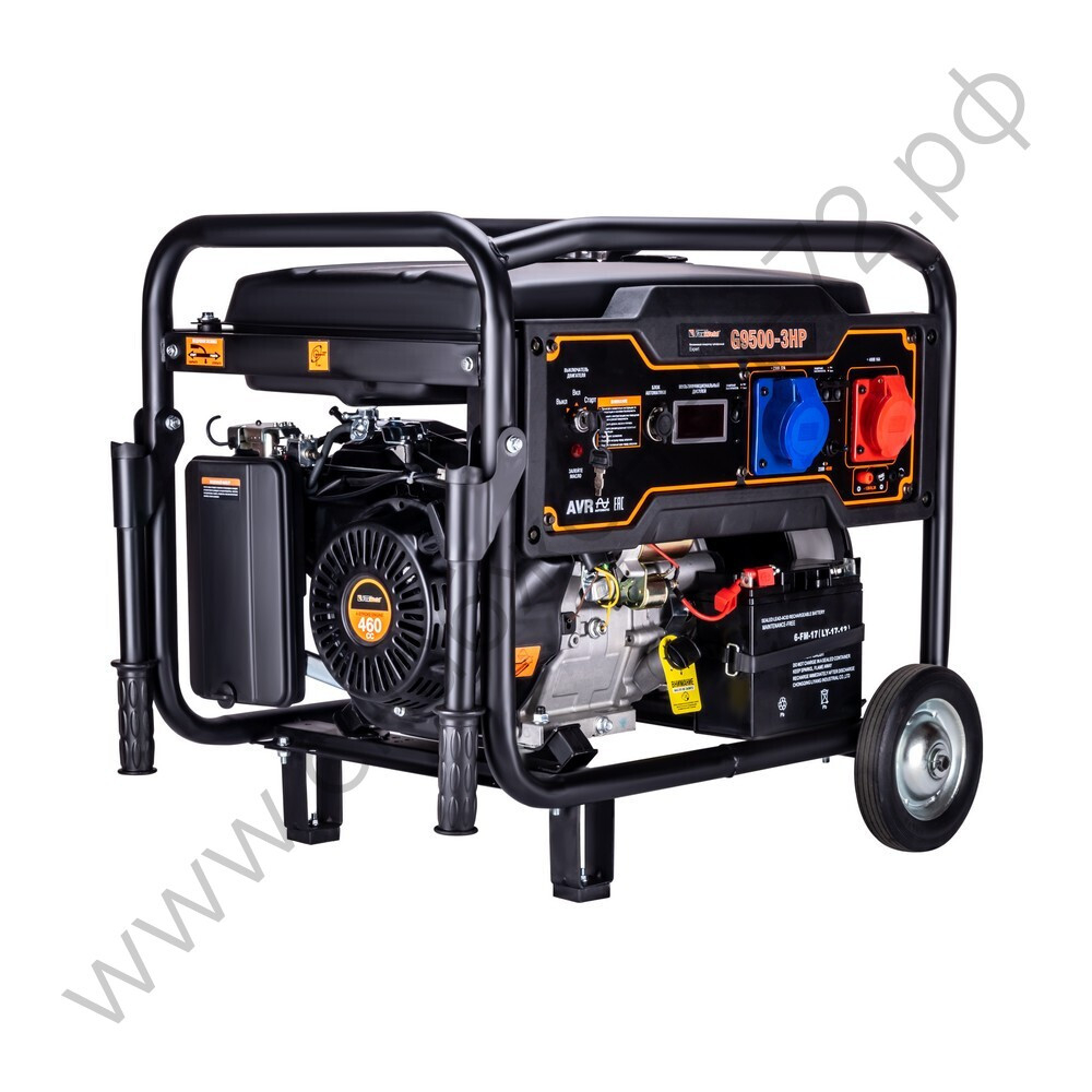 Бензиновый генератор FoxWeld Expert G9500-3 HP