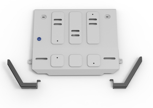 Защита картера Rival для Geely Emgrand SS11 FWD АКПП 2023-н.в., алюминий 3 мм, с крепежом, штампованная, 333.1936.1