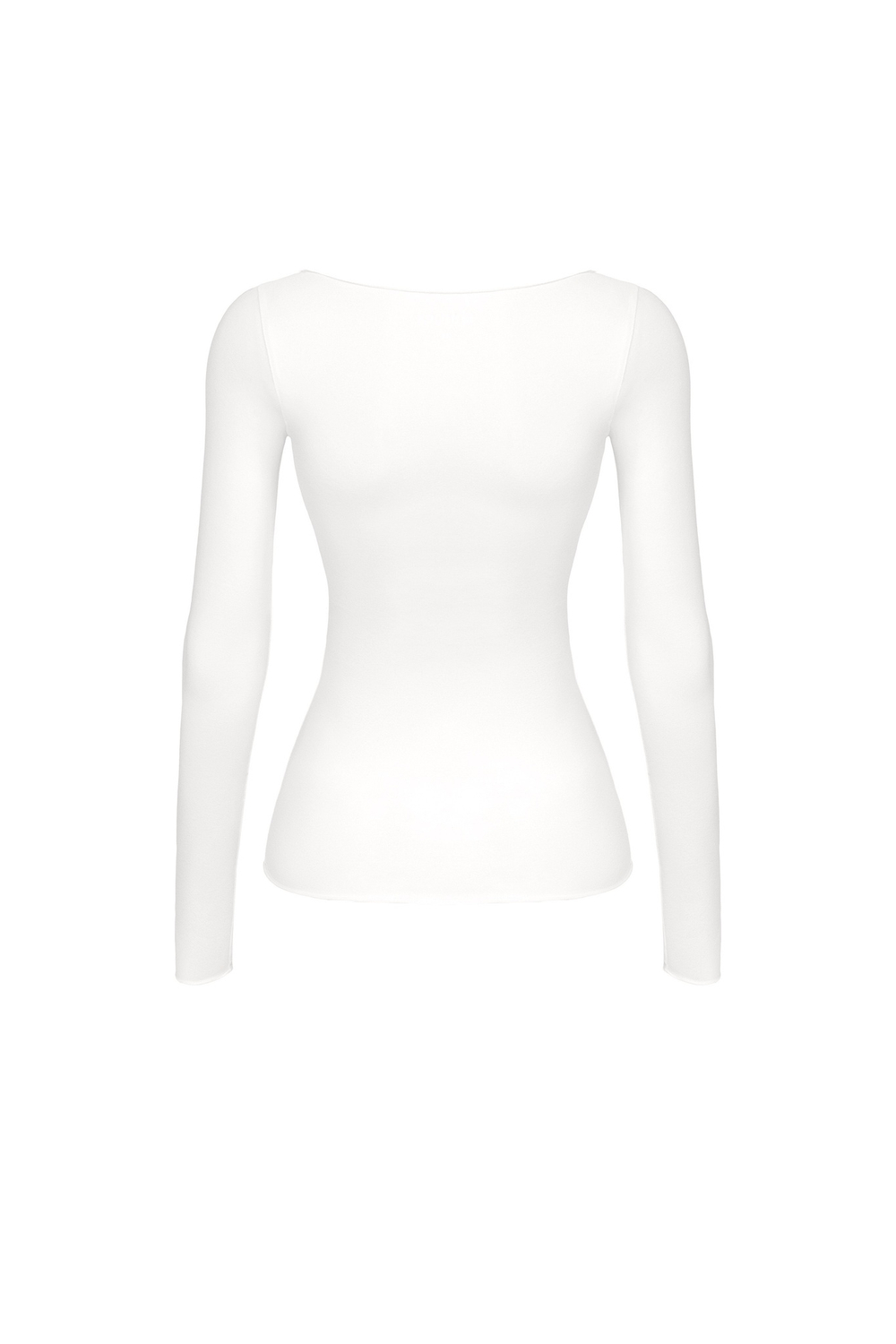 white off the shoulder long sleeve