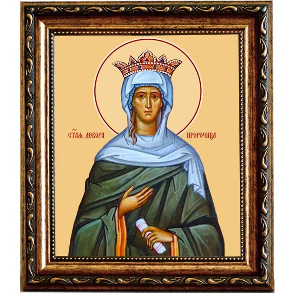 Святая Девора Пророчица. Икона на холсте.